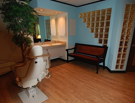 Brushing station